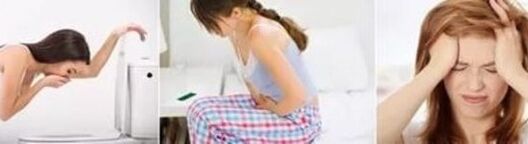 Symptômes de parasites dans le corps humain